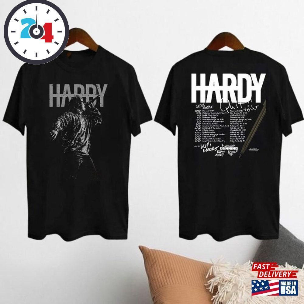 Hardy Quit Tour T-Shirt Concert Shirt Fan Gift Unisex 2 Sided